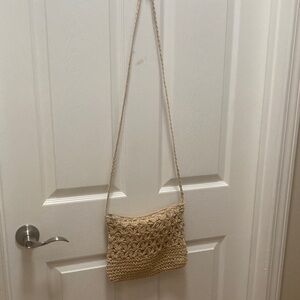 Woven Crossbody Bag in Natural Color